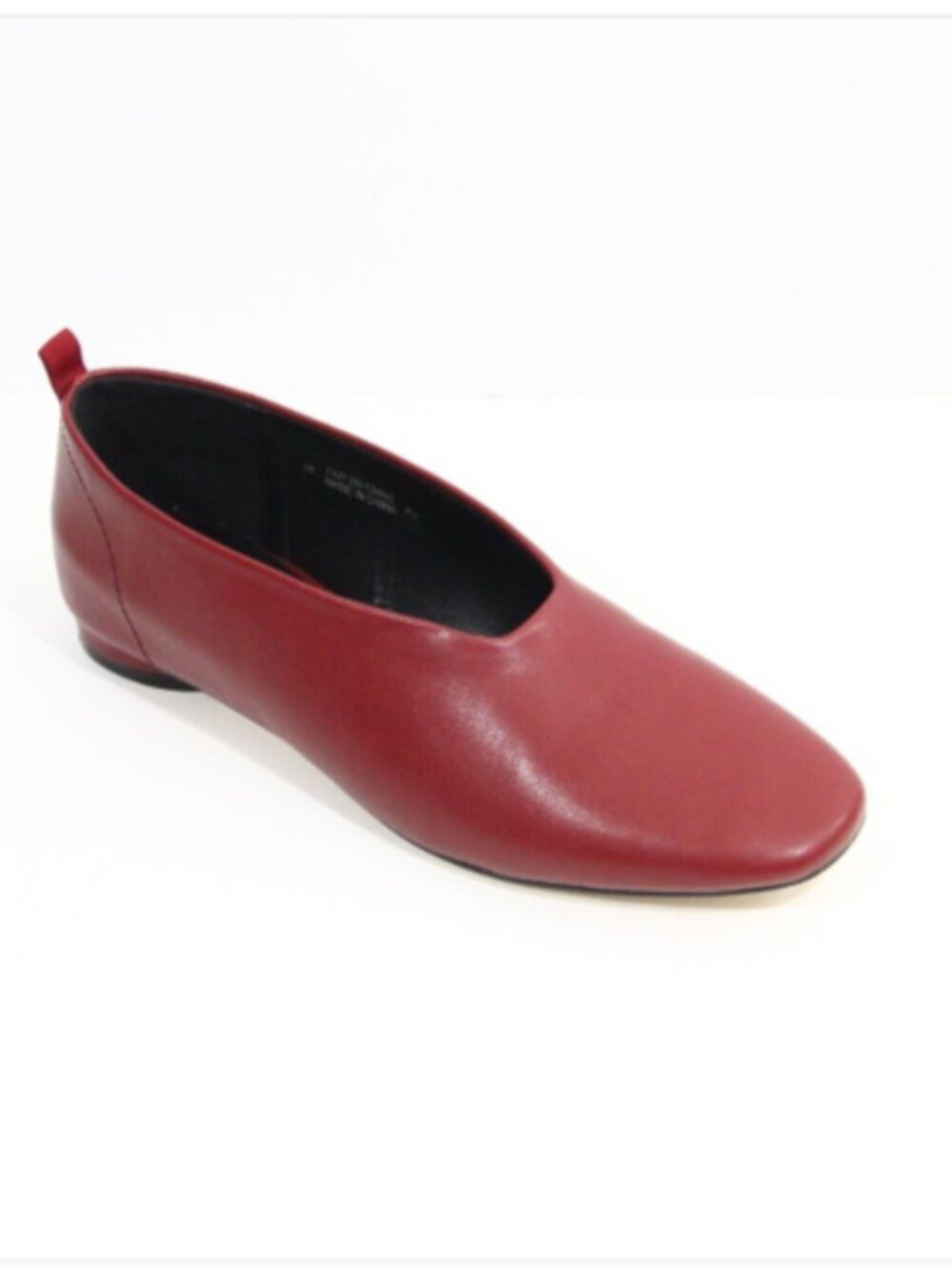 Matt & Nat Dre Vegan Flat sz 8 Women Faux Leather Red Shoes Modern Style Eu 38
